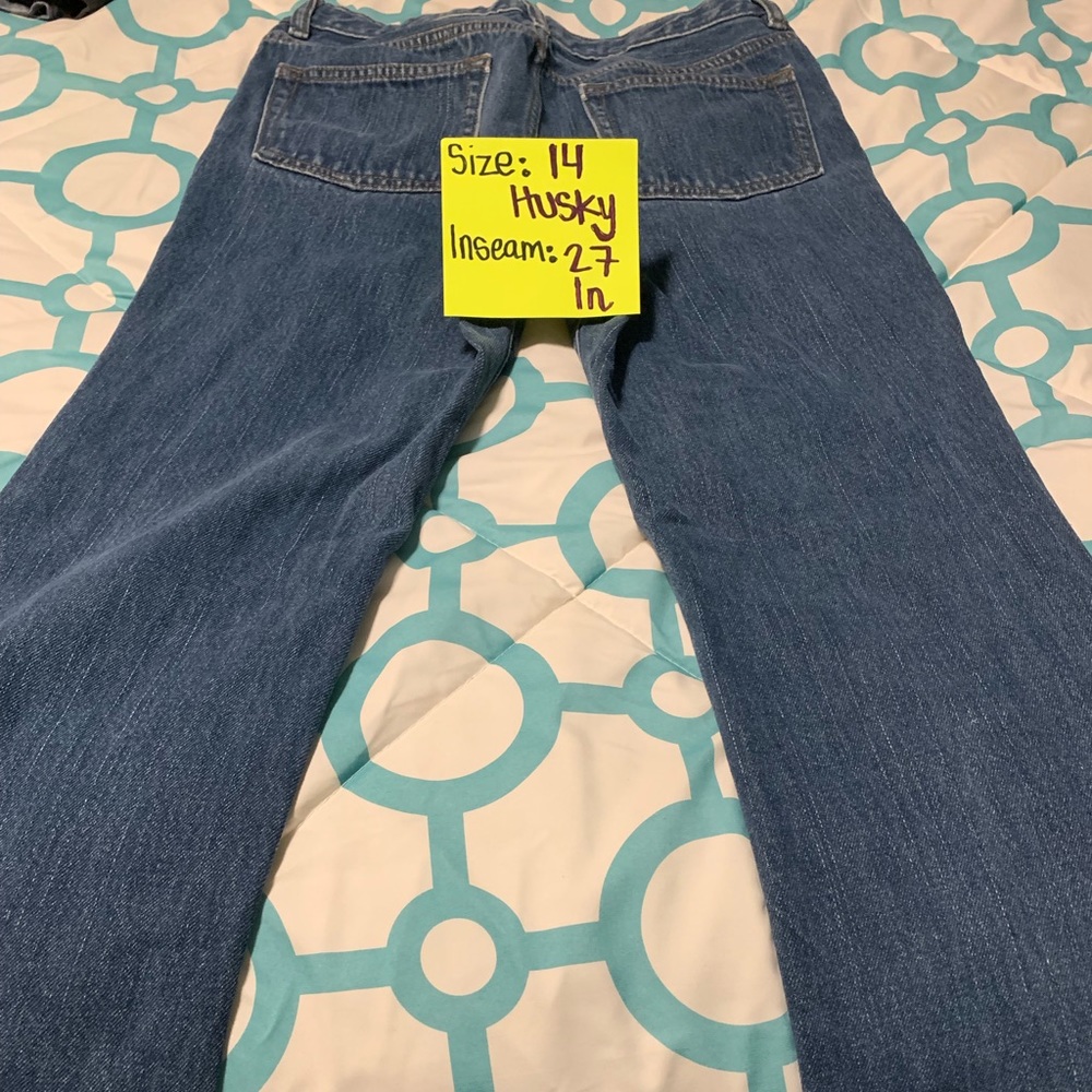 Boys Jeans Size 14 Husky Leg Inseam 27 Inches